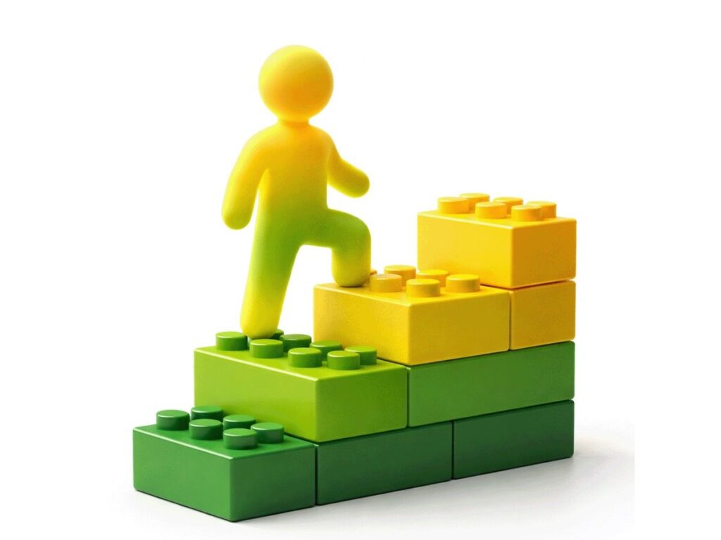 Visual representation of a step-by-step digital marketing learning roadmap for beginners.