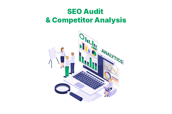 SEO audit services in India analyzing website performance and competitor search strategies