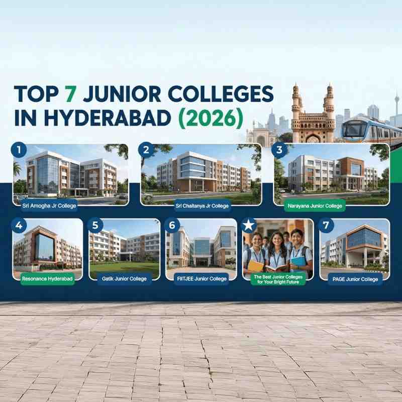 Top 7 Junior Colleges in Hyderabad 2026 with Fee Details, Courses and Admission Information